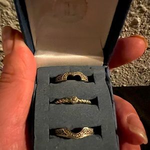 Bradford exchange stackable “I love you” ring